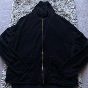 Bobeau Black Zip Up Jacket Small